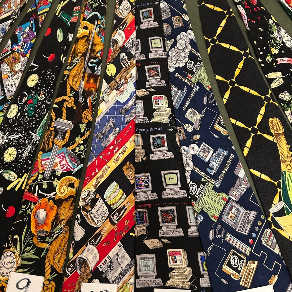 Assorted Patterned Ties Collection - image 4